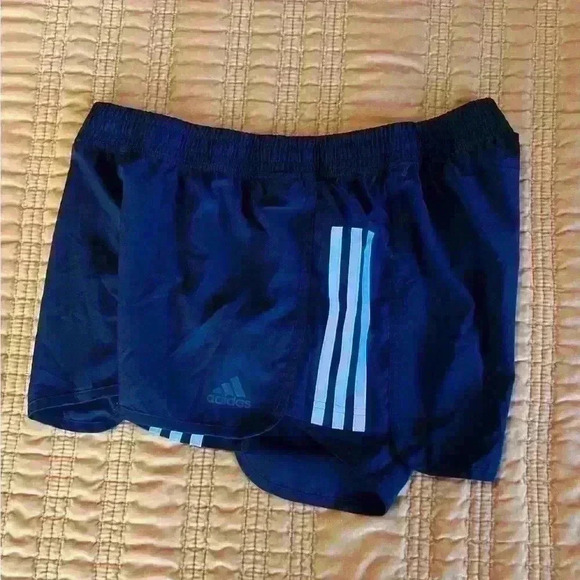 Adidas Ladies Pacer 3-Stripes Moisture Wicking Elastic Waist Short - Picture 2 of 3